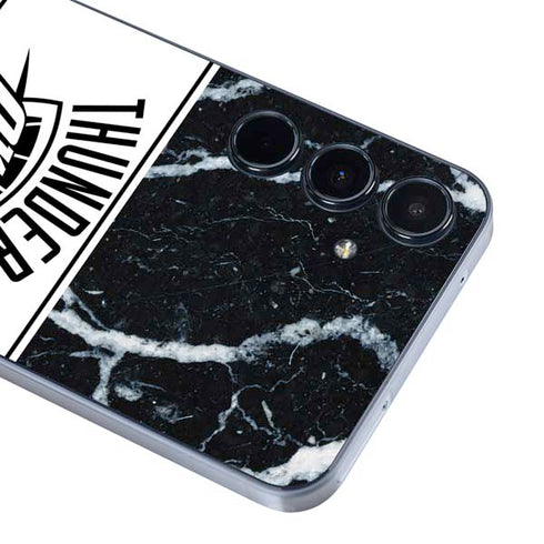 NBA Oklahoma City Thunder Marble Galaxy A55 5G Skin
